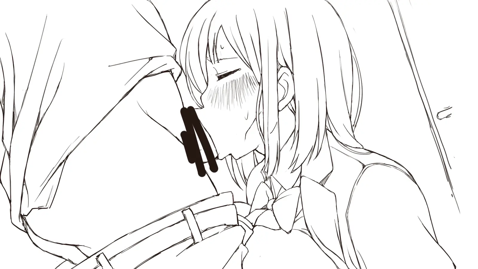 Watashi To Kareshi To Aitsu No Jijou_Rough Sketch